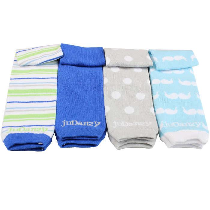 juDanzy 4-pack Organic Baby Leg Warmers