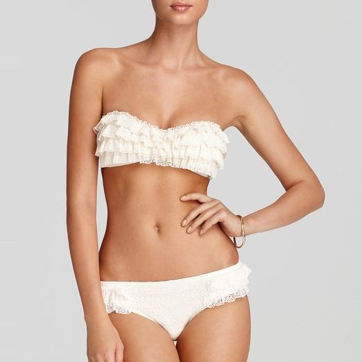 Juicy Couture Prima Donna Ruffle Bandeau Bikini