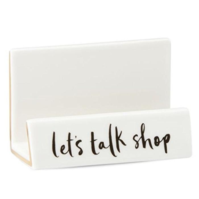 Kate Spade New York Daisy Place Desktop Business Card Holder