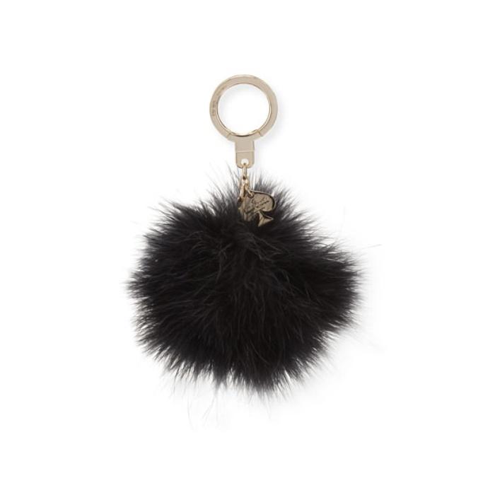 Kate Spade New York Feather Pompom Key Fob