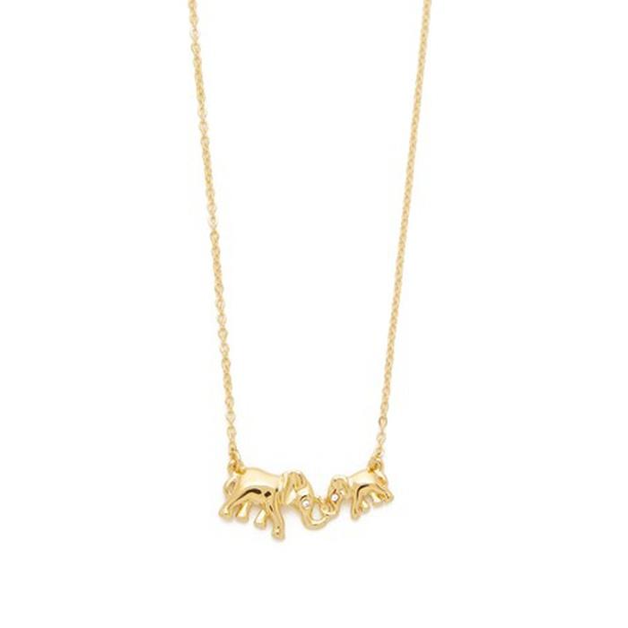 Kate Spade New York Mom Knows Best Elephant Necklace