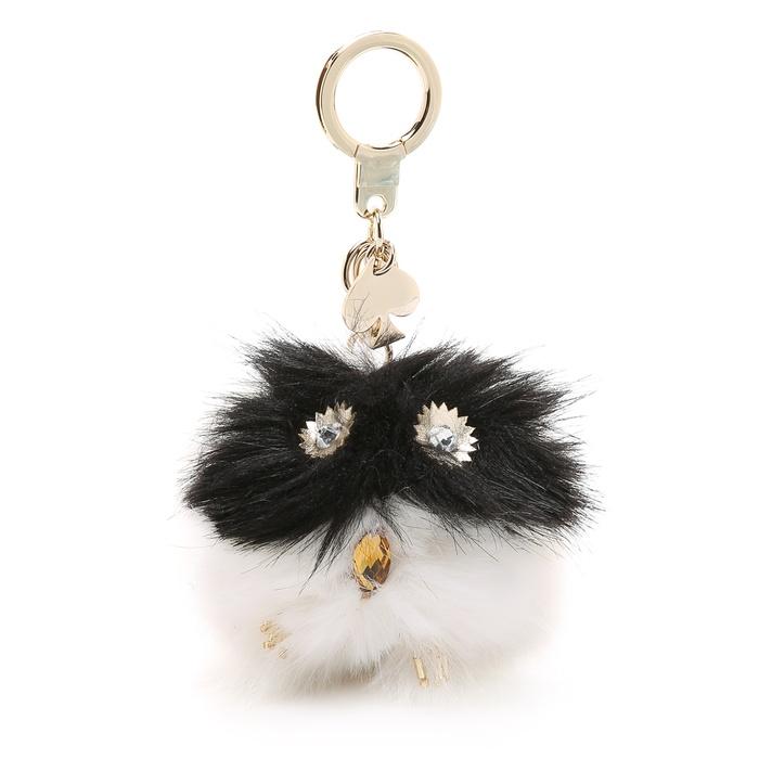 Kate Spade New York Pom Pom Owl Key Ring