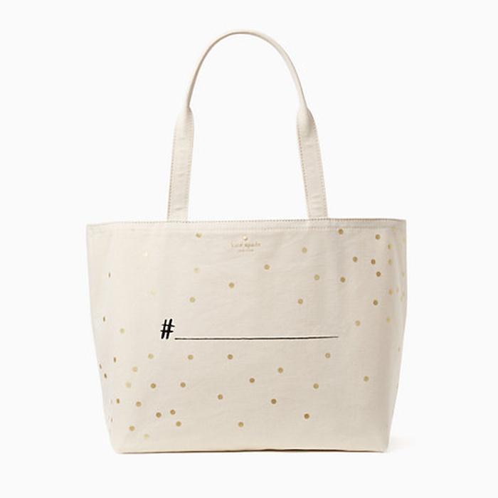 Kate Spade Wedding Belles Hashtag Tote