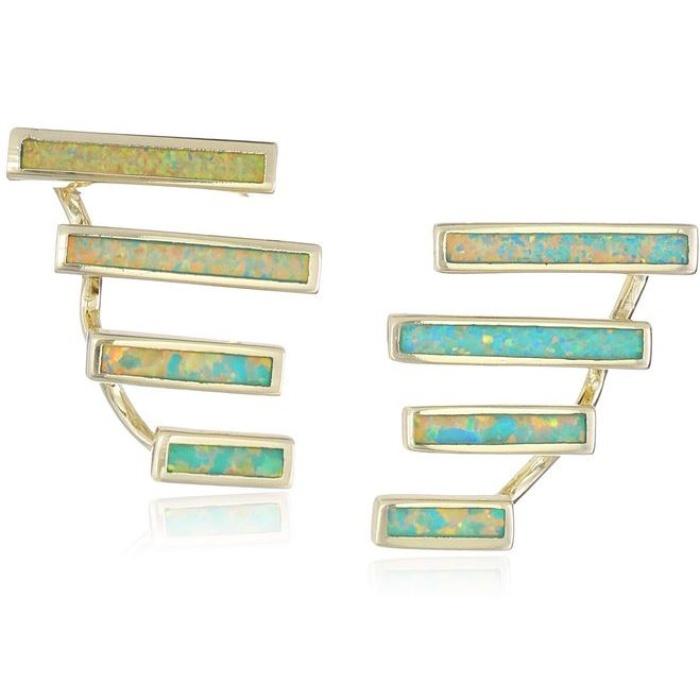 Kendra Scott Dawson 14k Gold-Plated Created-Opal Earrings