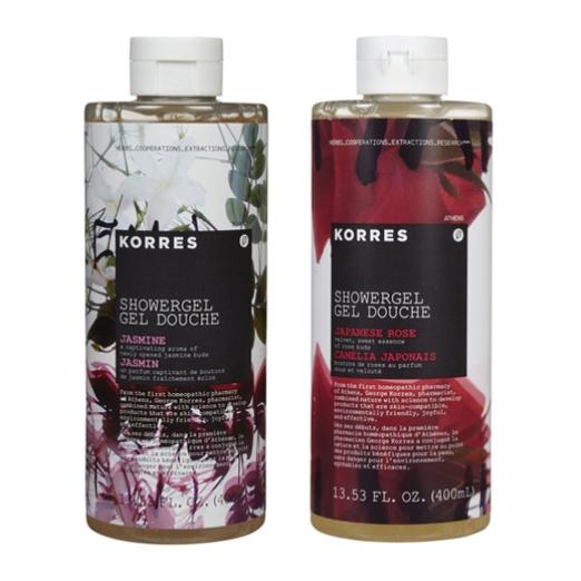 Korres Jasmine and Japanese Rose Showergels