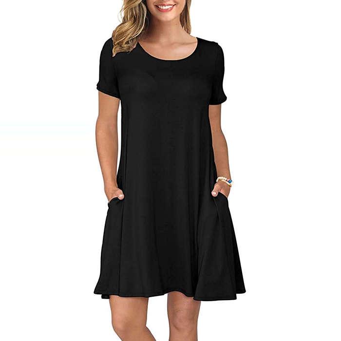 Korsis Summer Casual T-Shirt Dress