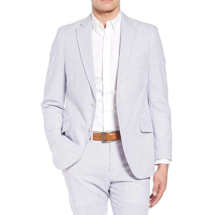 Kroon Jack AIM Classic Fit Seersucker Sport Coat