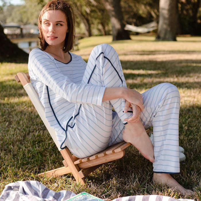 Lake Pajamas Pima Long-Long Set