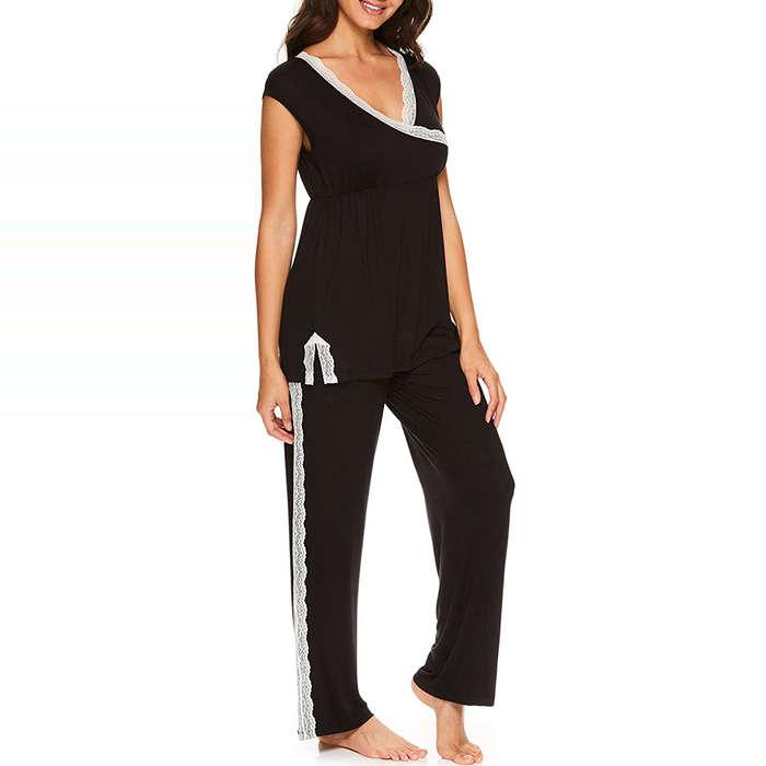 Lamaze Intimates Maternity Nursing Pajama Set