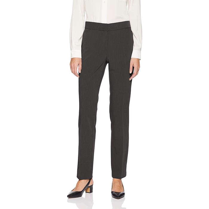 Lark & Ro Straight Leg Trouser Pant: Classic Fit