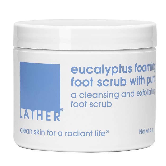 Lather Eucalyptus Foaming Foot Scrub With Pumice