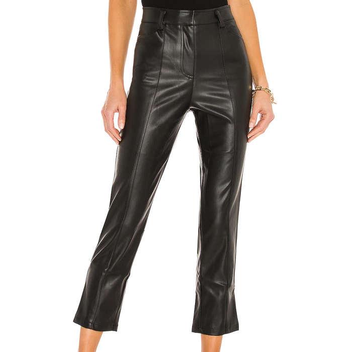 LBLC The Label Jen Vegan Leather Trouser