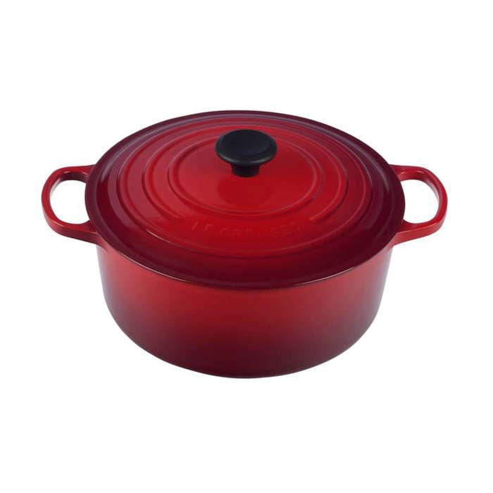 Le Creuset Signature 7 1/4 Quart Round Enamel Cast Iron Dutch Oven