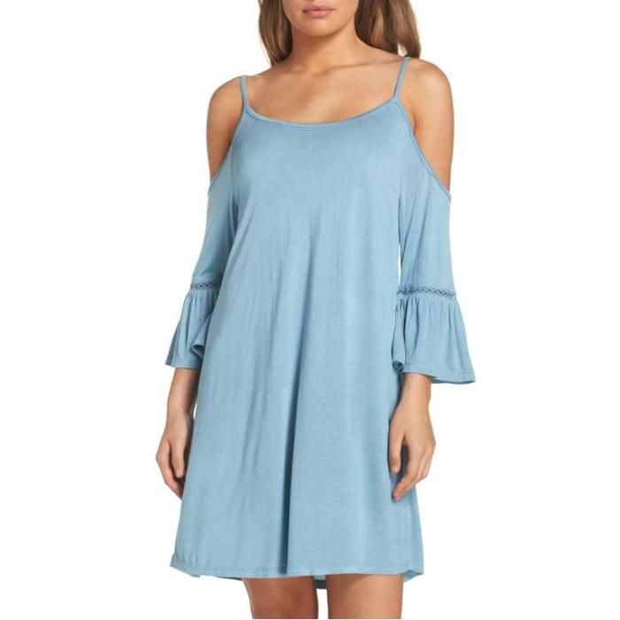 Leith Cold Shoulder Cover-Up Dress