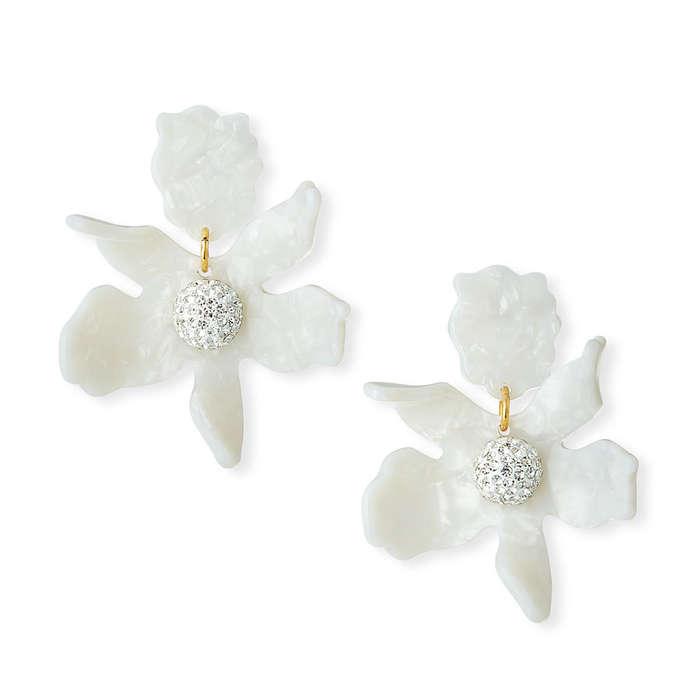 Lele Sadoughi Crystal Lily Earring