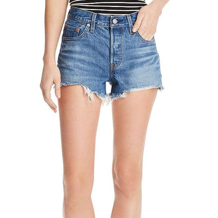 Levi's 501 Cutoff Denim Shorts