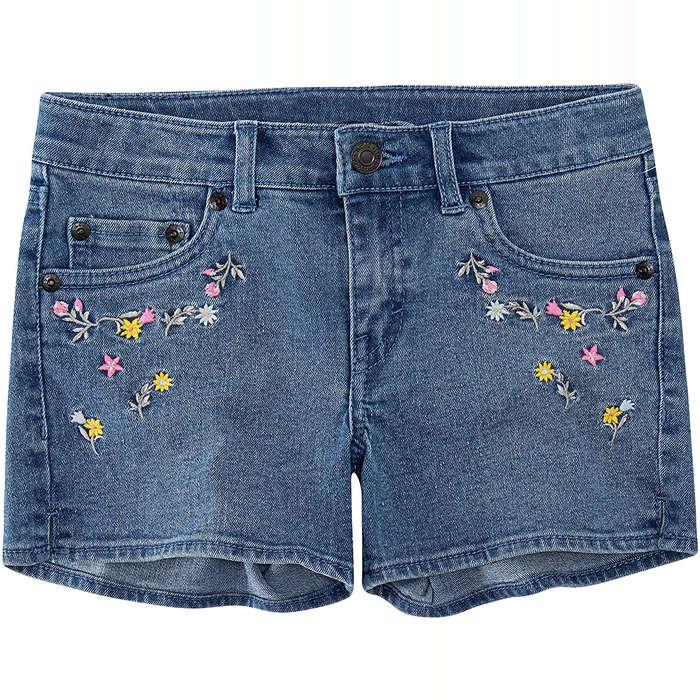 Levi's Girls' Big Denim Shorty Shorts