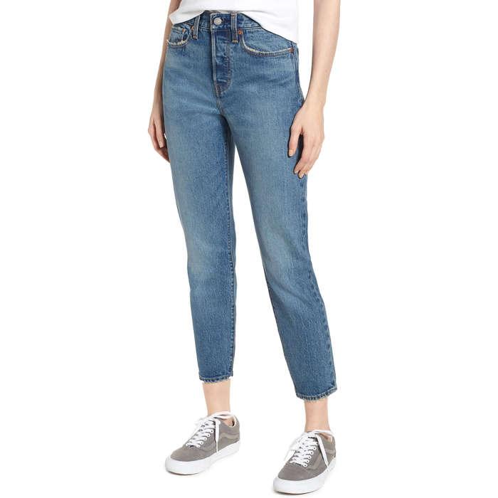 Levi's Wedgie Icon Fit High Waist Ankle Jeans