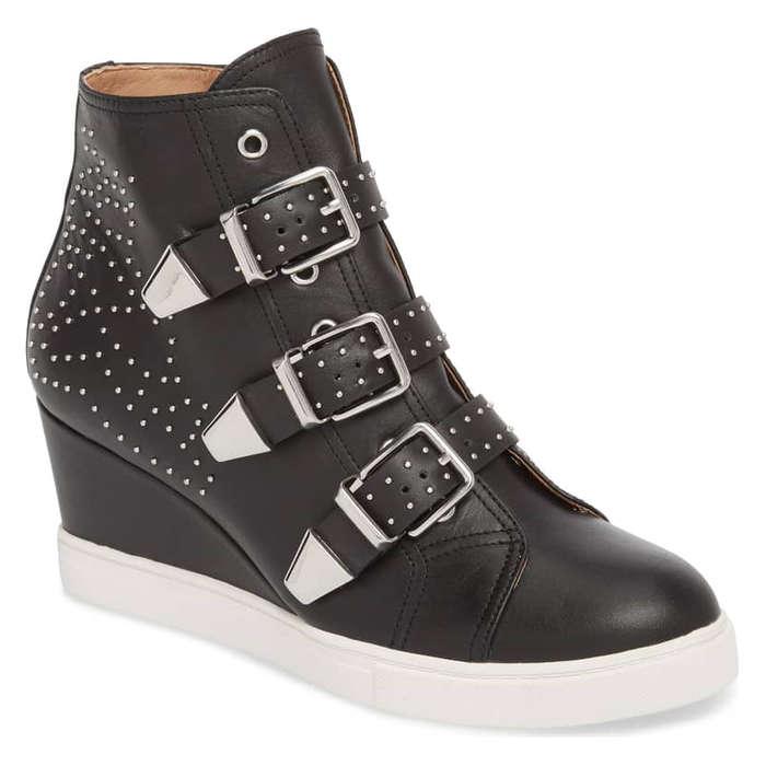 Linea Paolo Fawn Wedge Sneaker