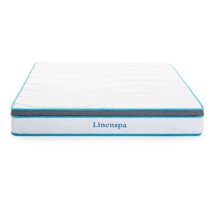 LinenSpa 8" Memory Foam and Innerspring Hybrid Mattress