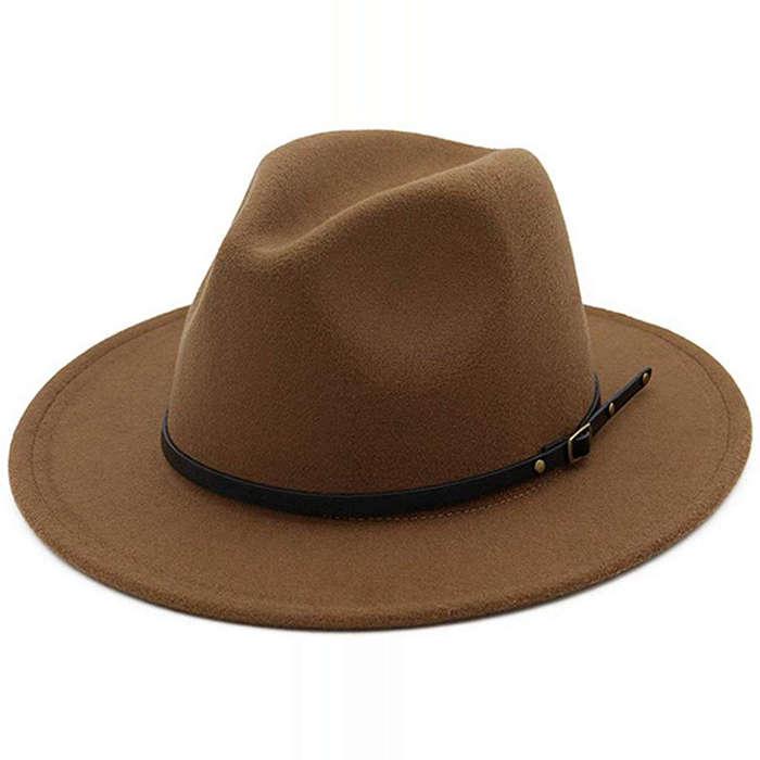 Lisianthus Belt Buckle Fedora Hat