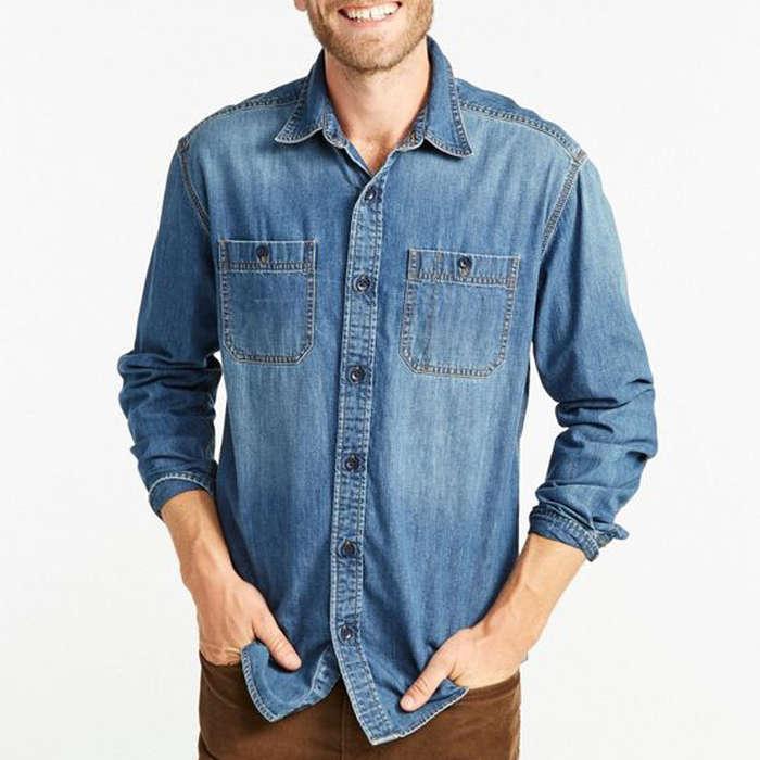 L.L.Bean Lakewashed Denim Shirt