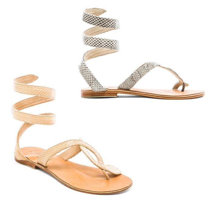 L*SPACE by Cocobelle Snake Wrap Sandal