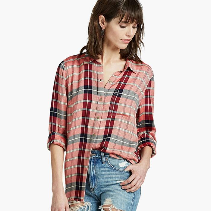 Lucky Brand Back Overlay Shirt