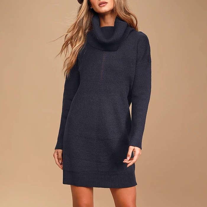 Lulu's Tea Reader Sweater Dress