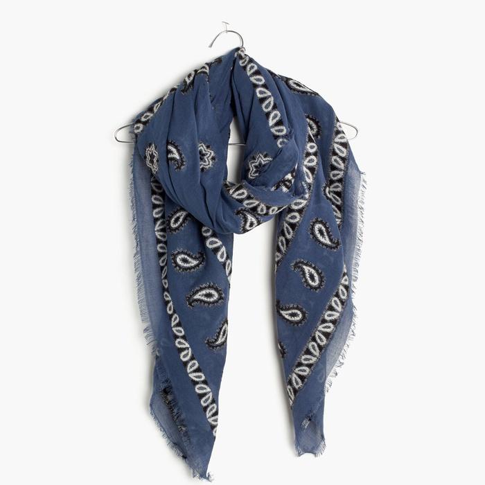 Madewell Bandana Jacquard Scarf