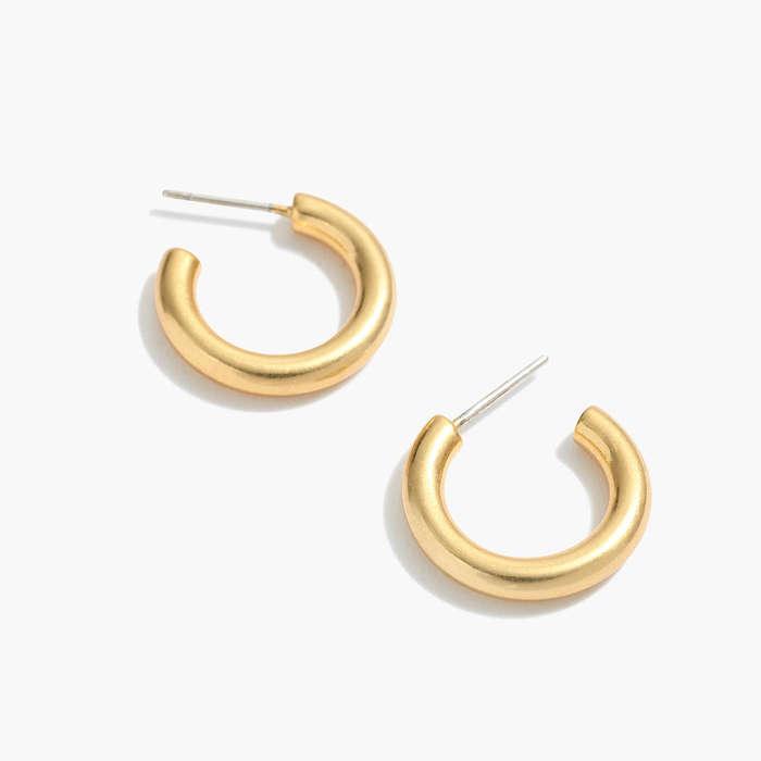 Madewell Chunky Small Hoop Earrings