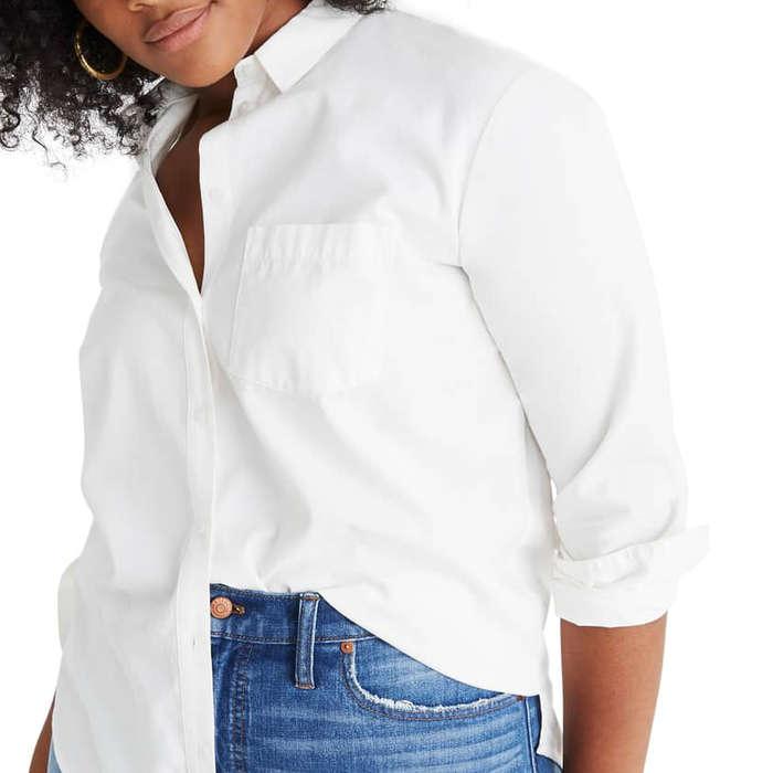 Madewell Drapey Oversize Boyshirt