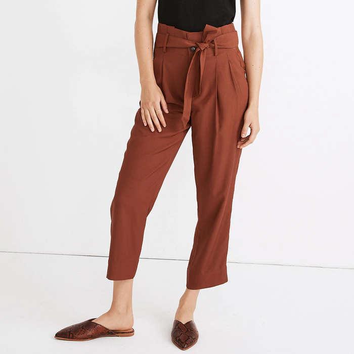 Madewell Drapey Paperbag Pants