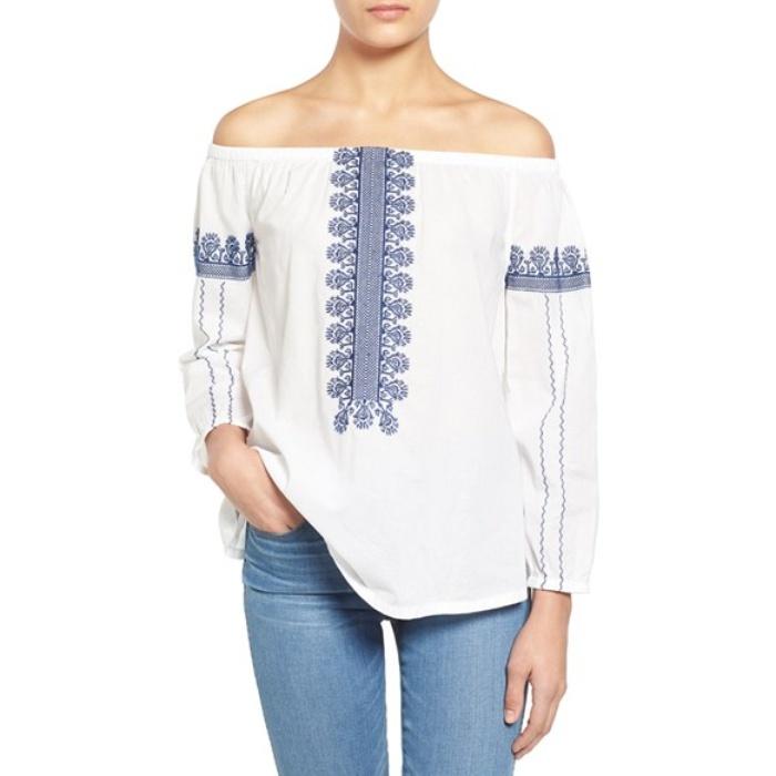 Madewell Folktale Off Shoulder Top