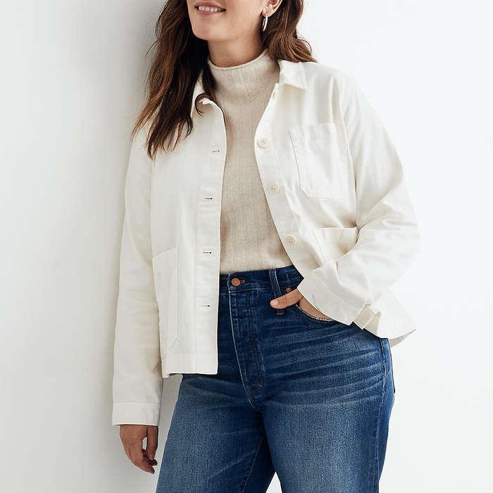 Madewell Garment-Dyed Ashwood Chore Coat