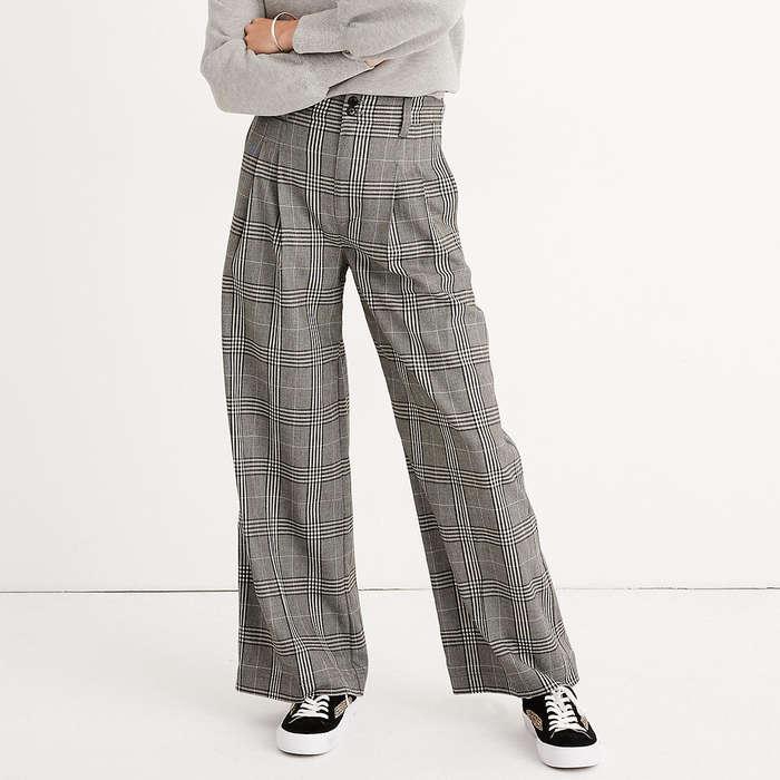 Madewell Pleated Wide-Leg Pants