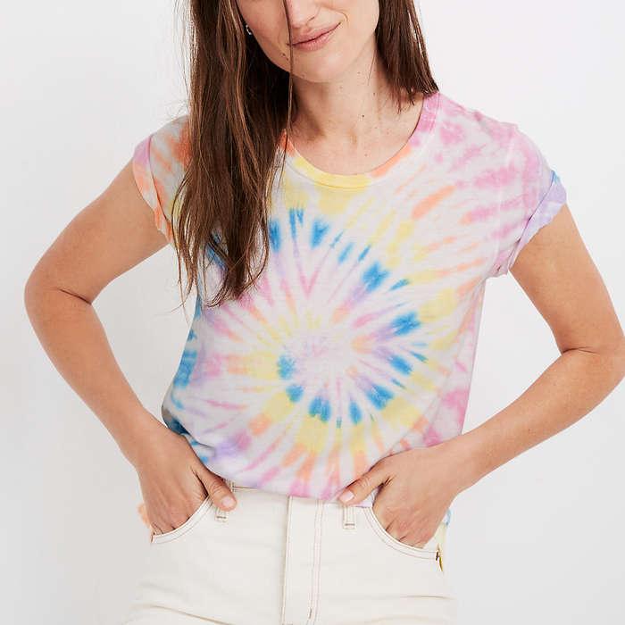 Madewell Rivet & Thread Tie-Dye Vintage Shrunken Tee