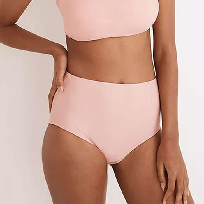 Madewell Second Wave Retro High-Waisted Bikini Bottom