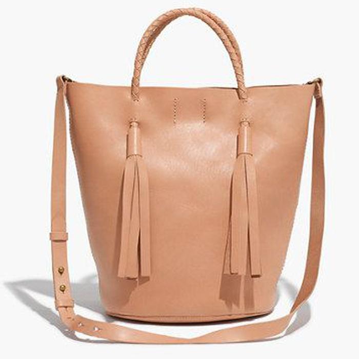 Madewell The Austin Tassel Bucket Tote Bag