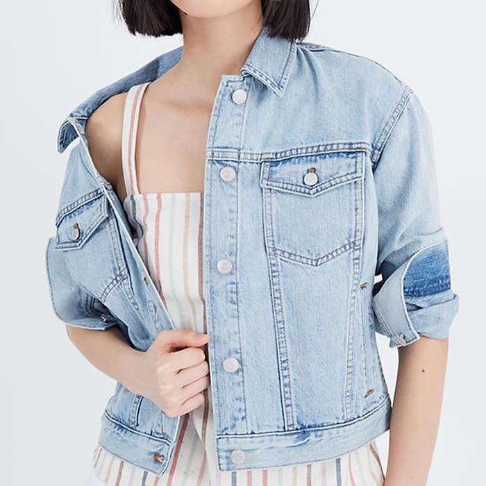 Madewell The Boxy-Crop Jean Jacket