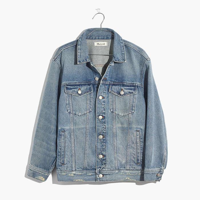 Madewell The Oversized Trucker Jean Jacket