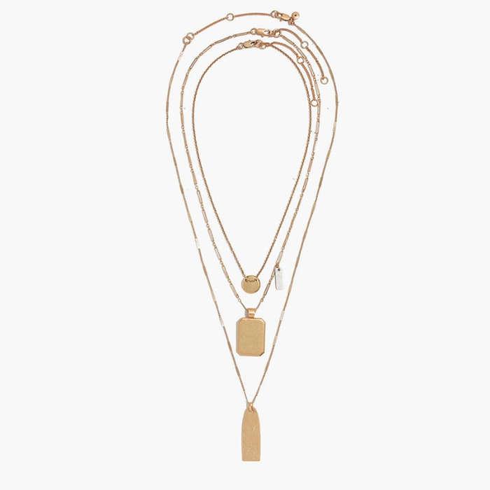 Madewell Treasure Pendant Necklace Set