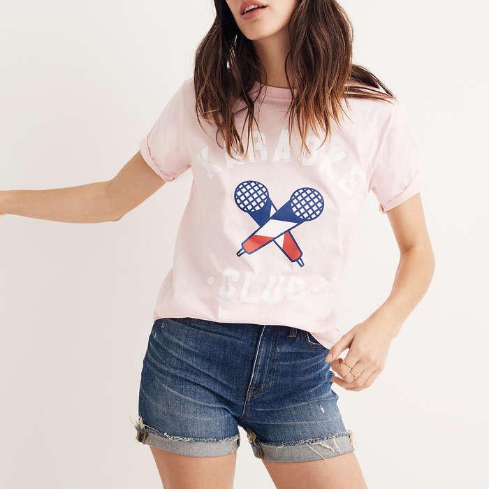 Madewell x Club Petanque Karaoke Club Tee