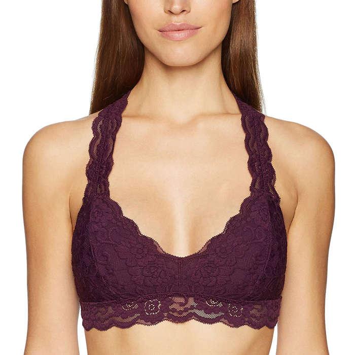 Mae Racerback Lace Plunge Bralette