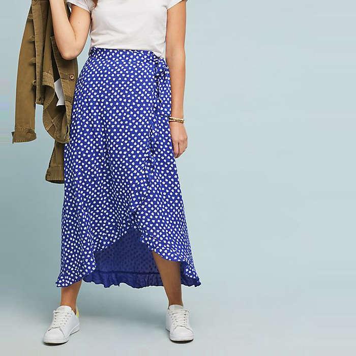 Maeve Darcy Wrap Skirt