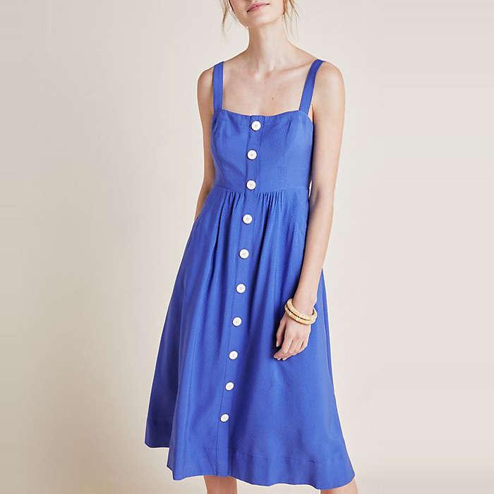 Maeve Rosemary Midi Dress