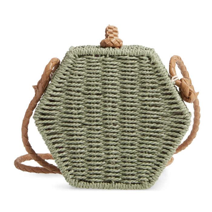 Mali + Lili Lexi Woven Crossbody Bag