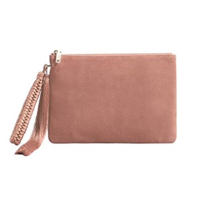 Mango Leather Clutch