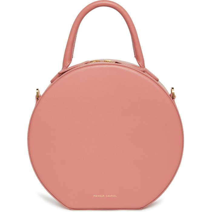 Mansur Gavriel Leather Circle Crossbody Bag