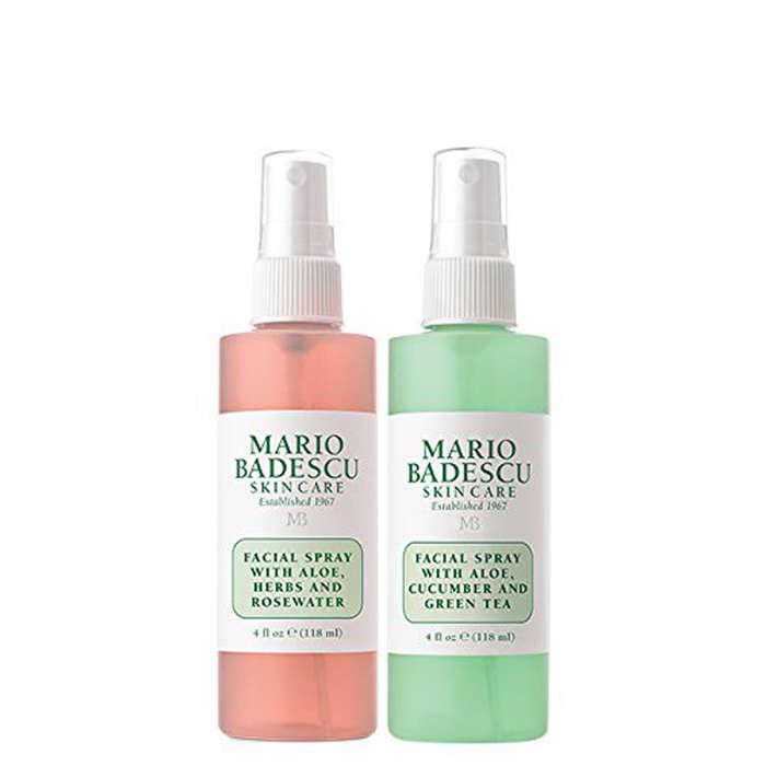 Mario Badescu Facial Spray with Rosewater & Green Tea Duo